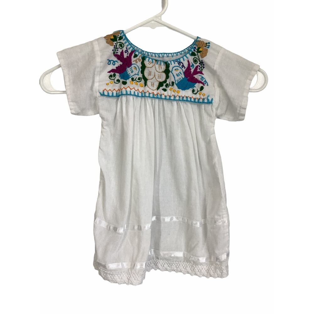 Unbranded White Embroidered Dress baby Girl’s Q